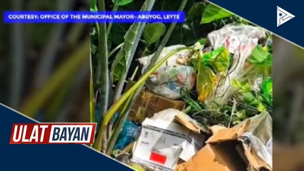 Hindi maayos na pagtatapon ng mga rapid test kit sa Leyte, iimbestigahan ng DENR