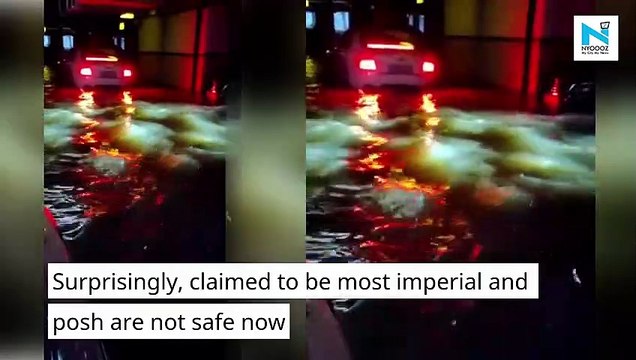 Flats worth Rs 15 crore at Golf course submerged in Gurgaon rains