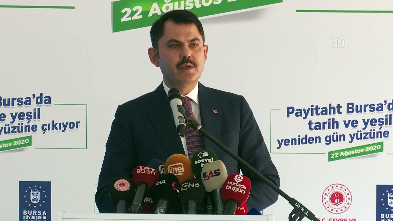 Çevre ve Şehircilik Bakanı Kurum, “2023'e Doğru Güçlü Şehirler Güçlü Türkiye” programına katıldı (1) - BURSA