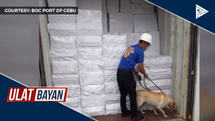 Smuggled na sigarilyo sa loob ng container ban, nasabat ng BOC