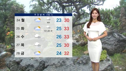 전국 대부분 지역 폭염특보…오후 충청·남부 소나기