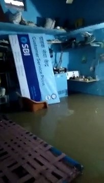 पनवाड़ी में बीएसएनएल टावर कार्यालय में घुसा पानी