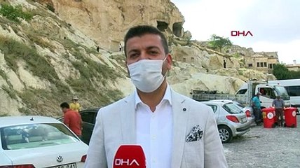 Kapadokya'da kaya evlerde temizlik