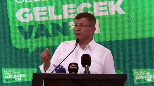 Gelecek Partisi Genel Başkanı Davutoğlu: 'Doğal gaz keşfinin ülkemize ve milletimize hayırlı olmasını diliyorum' - VAN