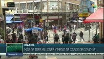Brasil: se reportan más de 3.5 millones de contagios de la Covid-19