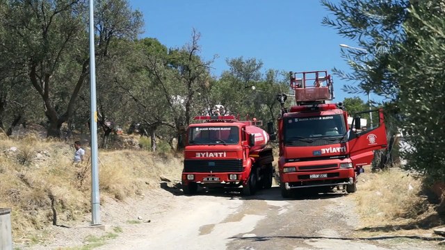 Otluk ve zeytinlik alandaki yangın kontrol altına alındı - BALIKESİR