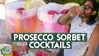 20 Dollar Chef - Prosecco Sorbet Cocktails