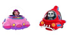 Toy Monster Street Vehicles Jumping through Loop - Pinky and Panda TV