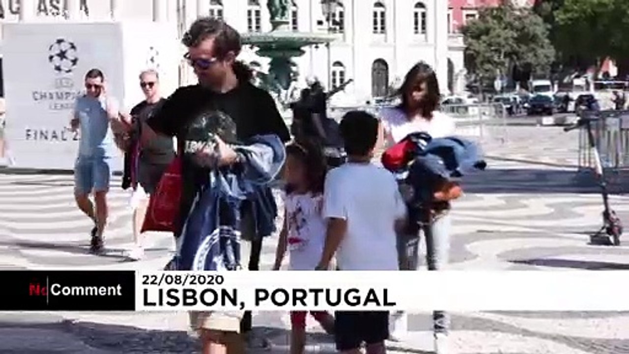 Adeptos fazem a festa em Lisboa
