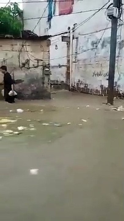 Flooding in Karachi after Heavy Rain on 21-08-20