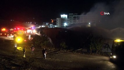 Ankara’da korkutan depo yangını