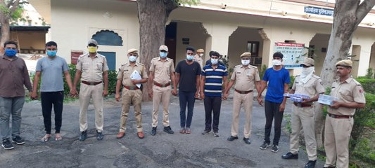 थानाधिकारी सहित डांगियावास थाने के २४ पुलिसकर्मी संक्रमित