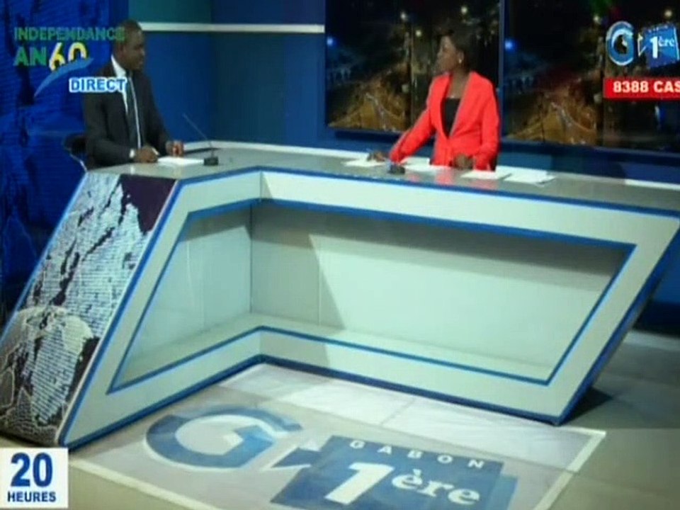 RTG / Le plateau du JT reçoit Mr Andy TOUNGHUI pour parler de la digitalisation au Gabon
