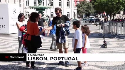 شاهد: عرض كأس دوري أبطال أوروبا في وسط لشبونة عشية النهائي الساخن