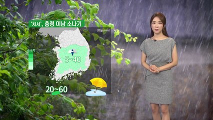 [날씨] '처서', 무더위 속 충청 이남 소나기...태풍 '바비' 북상 중 / YTN