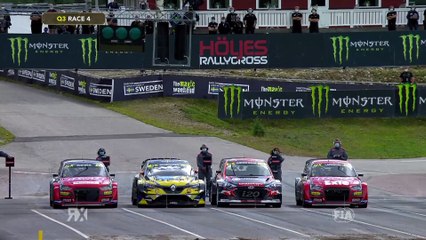 WRX 2020 Rd1 Sweden Holjes Q3 Epic Race 4 Marklund Win with Suspension Failure