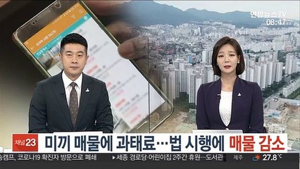 미끼 매물에 과태료…법 시행에 매물 감소