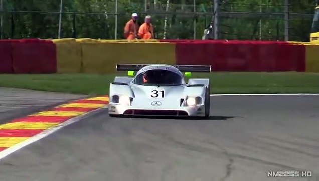 1990 Mercedes Sauber C11 Group C Ex Michael Schumacher M119 Twin Turbo Start Up, Warm Up & More .480p