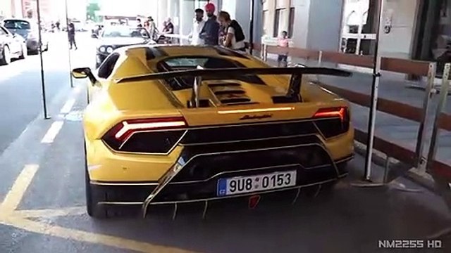 TWIN TURBO Lamborghini Huracan Performante with Straight Pipes Start Up, Revs, Acceleration!
