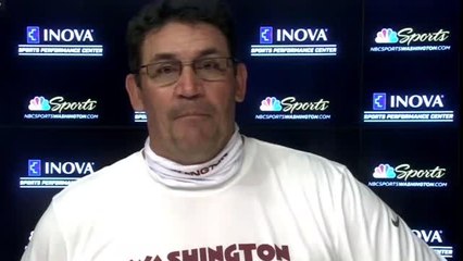 Washington coach Rivera re-emphasies desire to work through skin cancer diagnosis