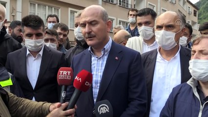 Bakan Soylu: 'Maalesef Giresun'da 2 kişinin cansız bedenine ulaştık'- GİRESUN