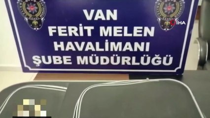 Valizin içerisine sakladığı 189 gram 'Afyon Sakızı' ile yakalandı