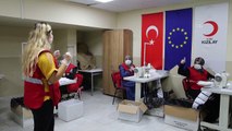 Türk Kızılay Toplum Merkezleri'nin maske üretimi 1 milyonu geçti  - HATAY