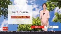 [날씨] 내일도 폭염…태풍 '바비' 북상, 차츰 전국 비