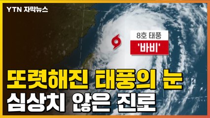 [자막뉴스] 더 강해진 제8호 태풍 '바비'...진로 바뀌었다 / YTN