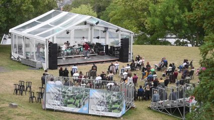 Concert de Glauque à la citadelle de Namur, avec les adaptations " Covid-19 "
