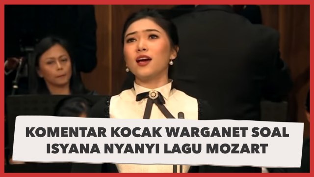 Komentar Kocak Warganet saat Isyana Sarasvati Nyanyi Lagu Mozart