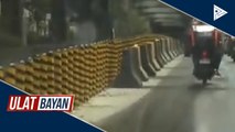 Ilang concrete barriers sa EDSA, pinalitan na ng steel bollards
