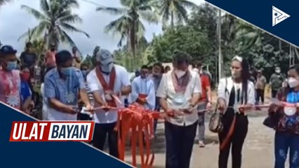 Bagong tulay, nai-turnover na sa bayan ng Godod, Zamboanga del Norte