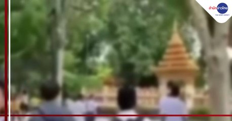 แชร์ว่อนคลิป นร.เปิดศึกตะลุมบอนกันในวัดแห่งหนึ่ง จ.บุรีรัมย์
