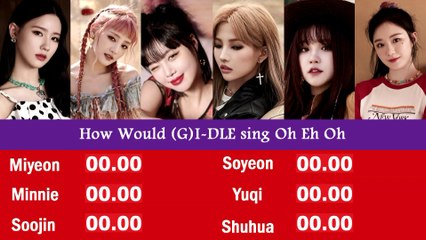 How Would(G)I-DLE Sing J0I Oh Eh Oh