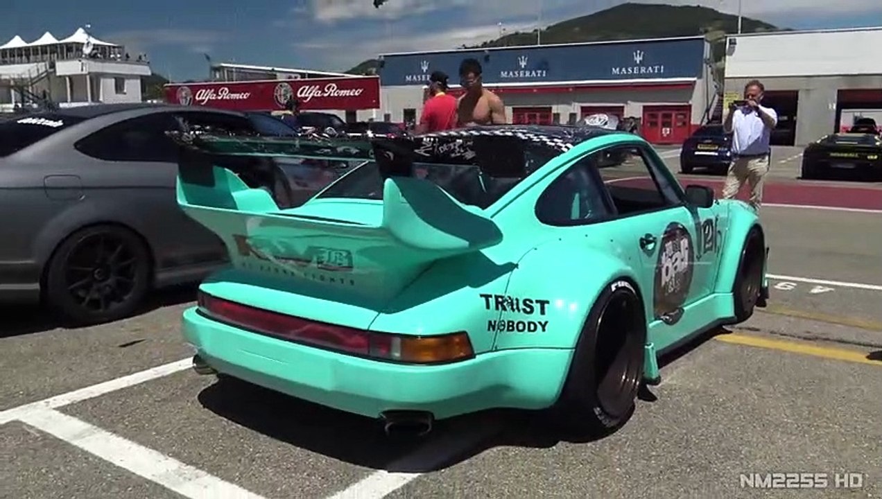 Widebody Porsche 930 Turbo by Rauh-Welt Begriff RWB in Action! Start Up ...