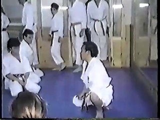 Curso tecnico de karate shotokan Osamu Aoki La Bañeza 1990