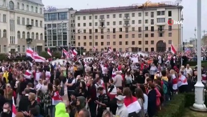 - Belarus'ta Lukaşenko karşıtları yine miting yaptı
