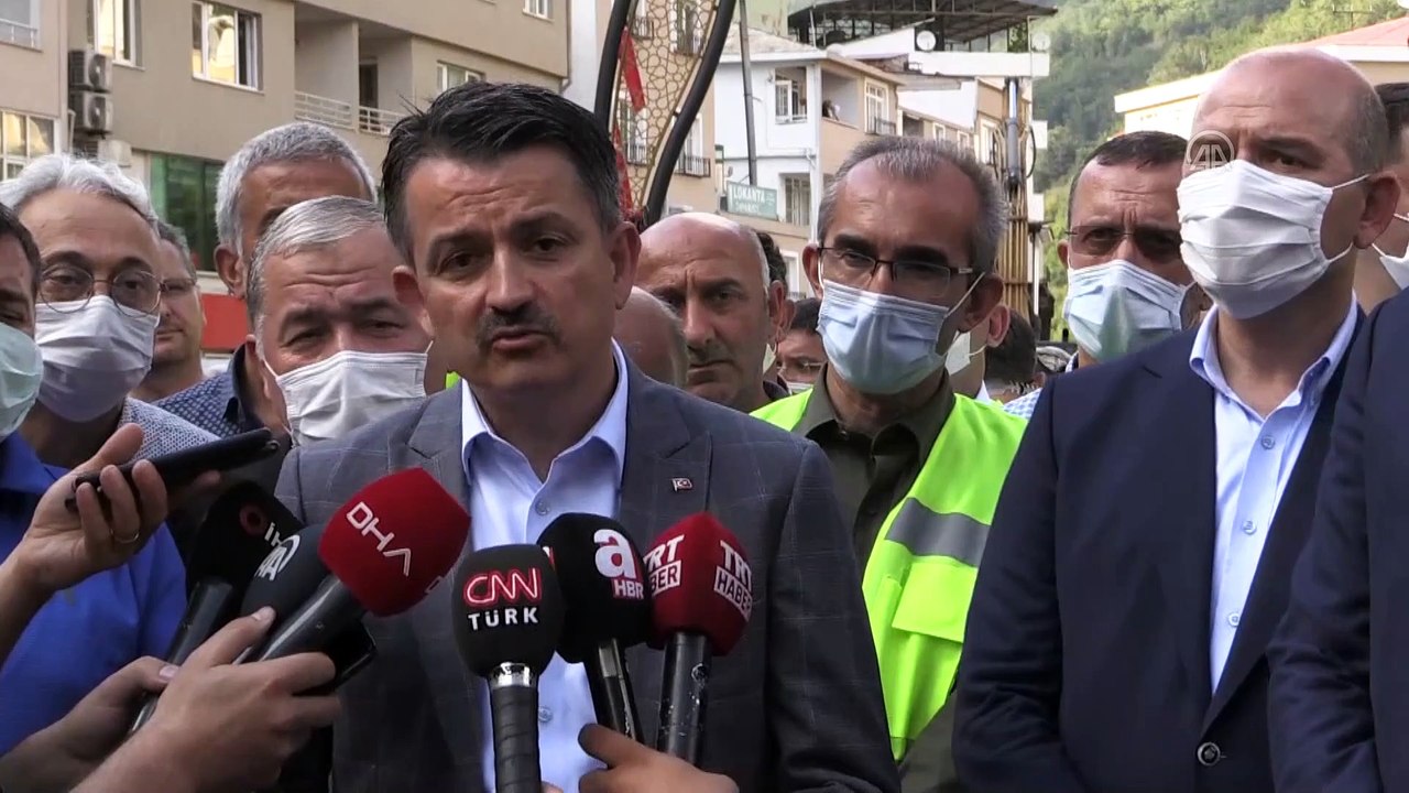 Pakdemirli: 'Trabzon, Rize ve Artvin'de çok kuvvetli yağış bekliyoruz' - GİRESUN