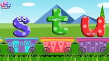 ABC Songs for Children - An Alphabet Train - Learning Lower Case Letters