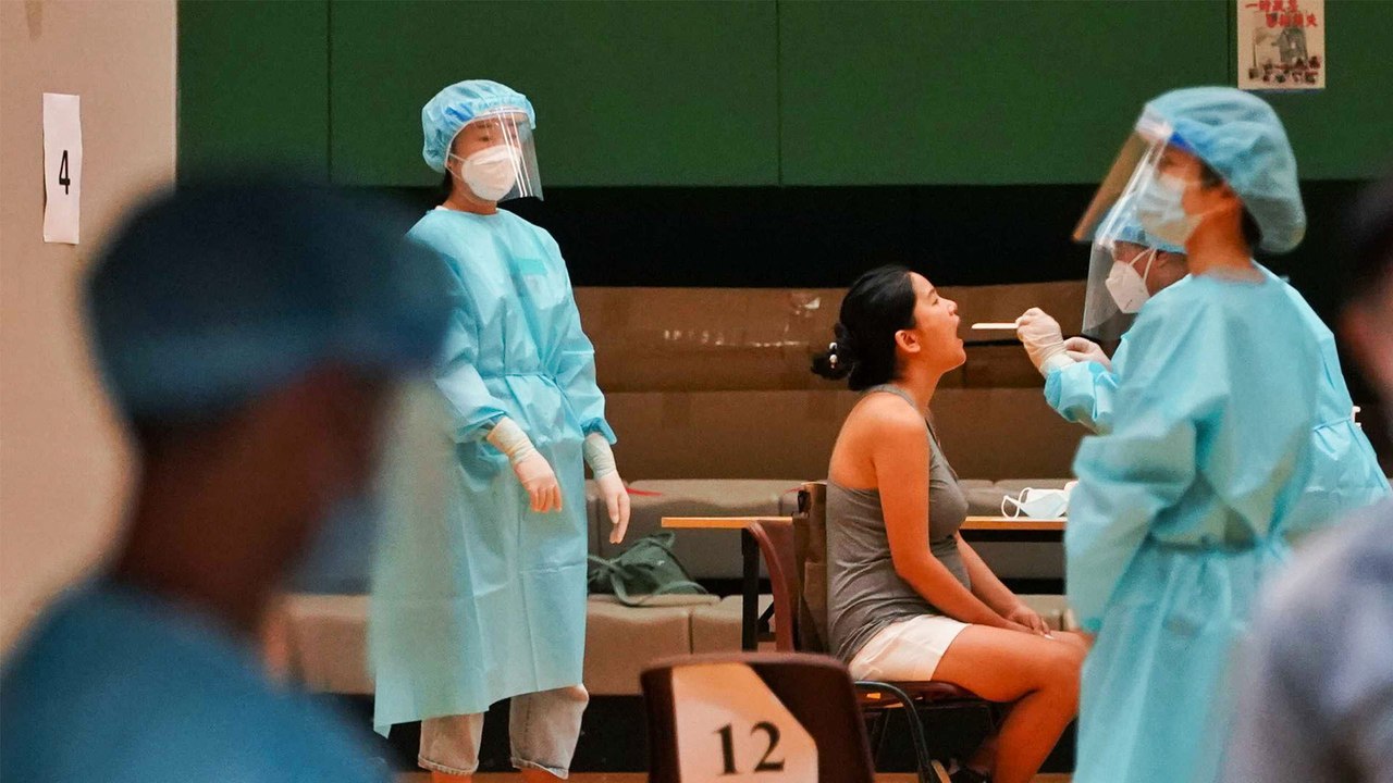 Hong Kong launches universal Covid-19 tests for residents