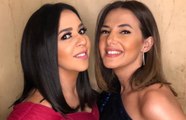 دنيا سمير غانم تصفف شعر شقيقتها إيمي في فيديو عفوي