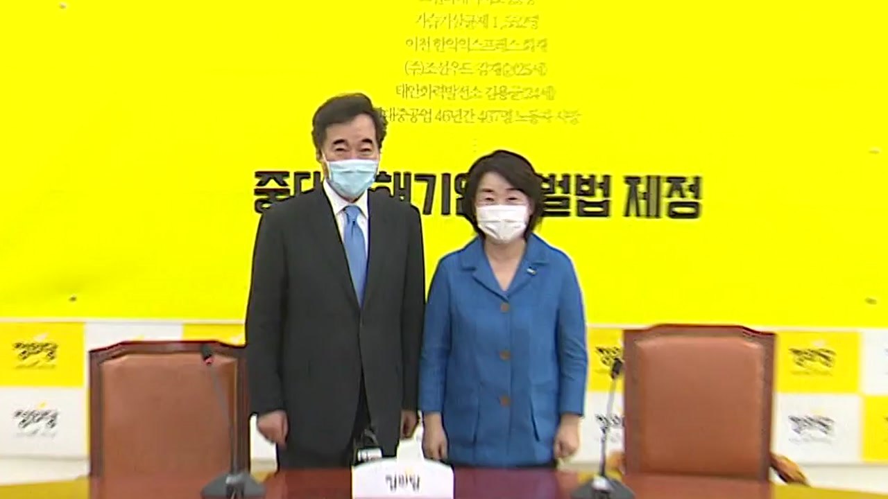 심상정, 이낙연 만나 "재난지원금, 추석 전 모든 국민에게" / YTN