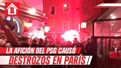 Aficionados del PSG inundaron calles de París pese a pandemia