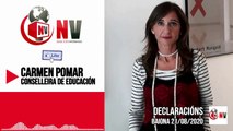 Carmen Pomar anuncia a incorporacion de arredor de 1.000 novos docentes ao sistema educativo galego
