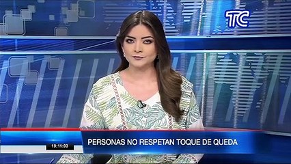Personas no respetan toque de queda en Guayaquil