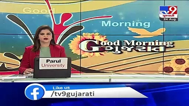 Massive waterlogging in Kadi as heavy rain batters Mehsana - TV9News