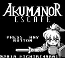 Trying Out Akumanor Escape A Game Boy Styled Platformer 26/08/2019