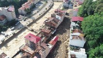 Giresun'daki sel felaketinin ardından  kayıpları  arama çalışmaları sürüyor