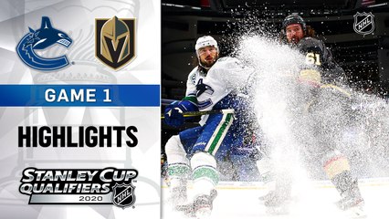 NHL Highlights | Canucks @ Golden Knights 8/23/2020